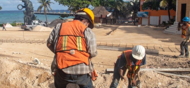 120 Millones de pesos en obras públicas de Playa del Carmen