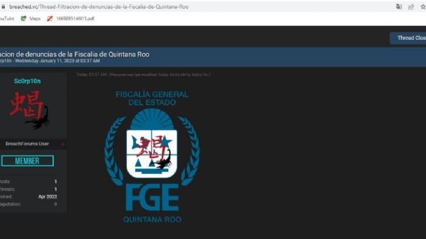 Hackean a la Fiscalía General de Quintana Roo