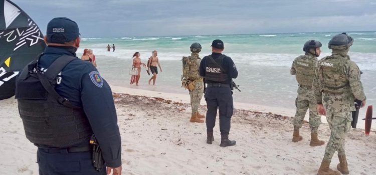 Elementos federales refuerzan seguridad en Quintana Roo