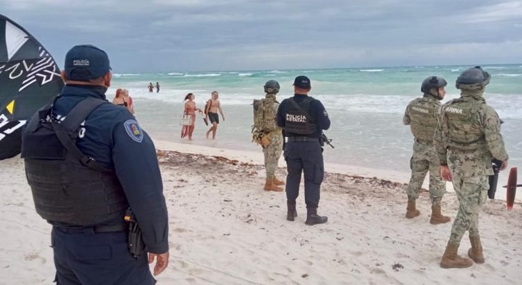 Elementos federales refuerzan seguridad en Quintana Roo