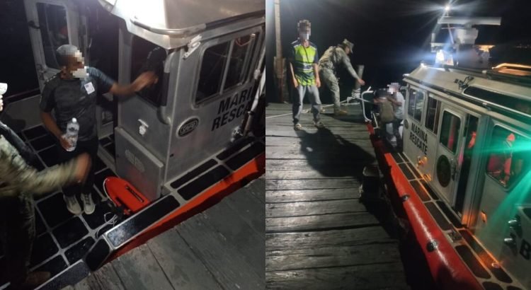 Marina rescató a 34 personas extranjeras en Quintana Roo