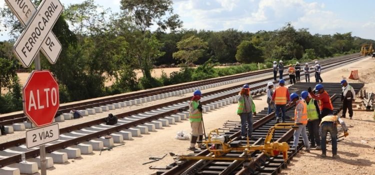 Muestra el Tren Maya un avance menor al 50%