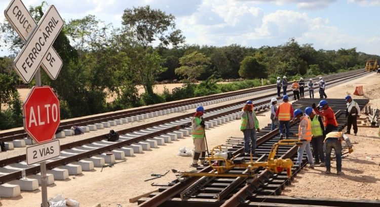 Muestra el Tren Maya un avance menor al 50%