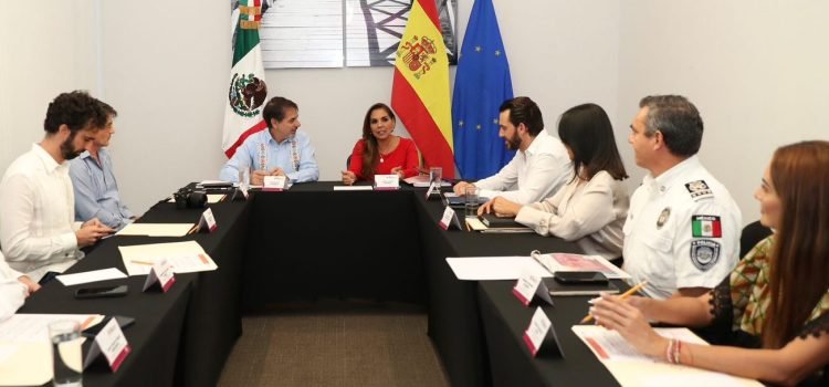 Realizan reunión de colaboración entre España y Quintana Roo