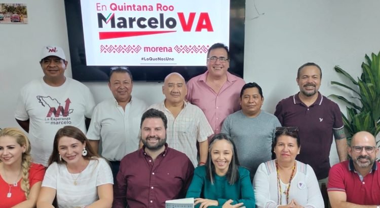 Simpatizantes de Marcelo Ebrard en Quintana Roo “piden piso parejo”