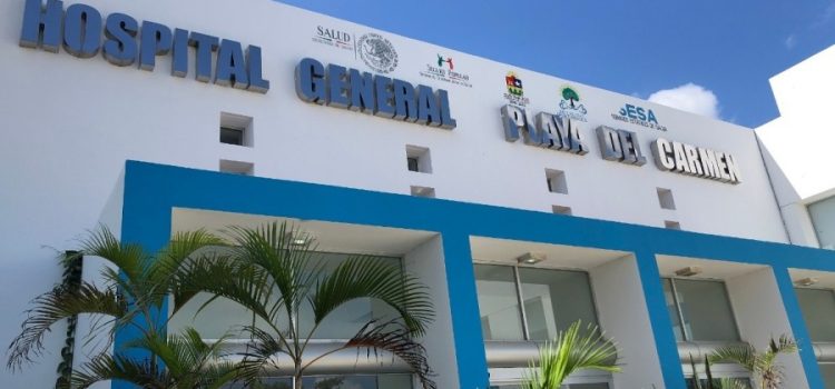 Un sólo caso de Covid se ha presentado en el Hospital General de Playa del Carmen