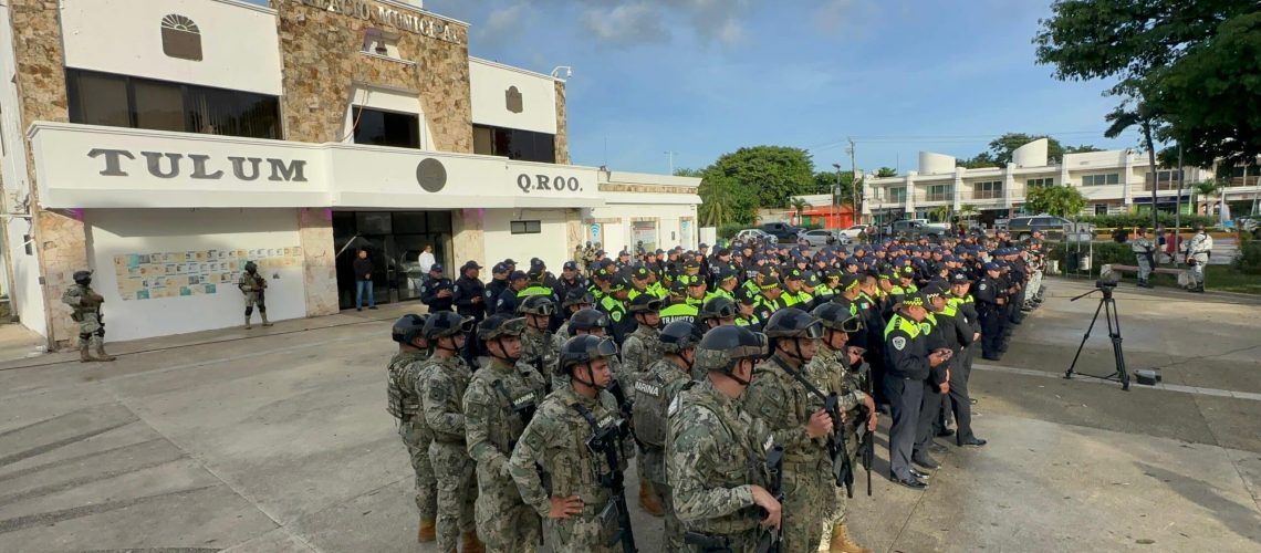 Presentan la Estrategia Integral para la Construcción de la Paz Blindaje Tulum