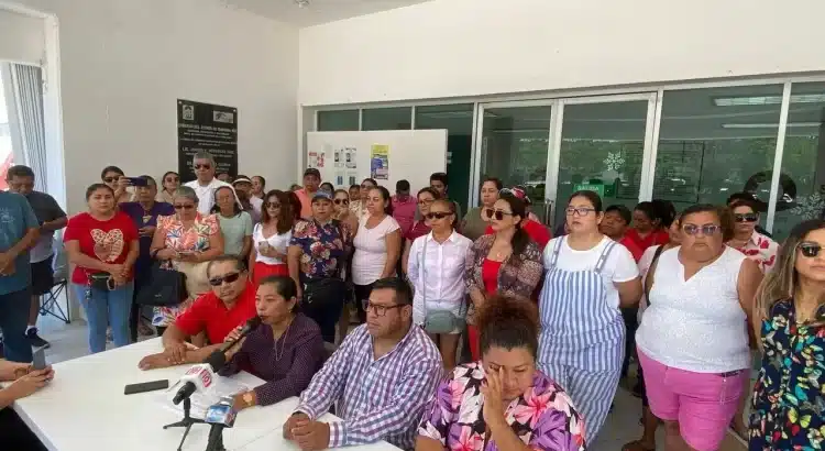 Docentes entregan instalaciones de la SEQ en Cancún