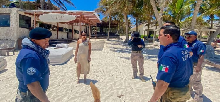 Policía Ejecutiva recorre los puntos neurálgicos de Tulum Policía Ejecutiva recorre los puntos neurálgicos de Tulum