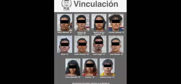 Vinculan a proceso a 11 presuntos homicidas en Cancún