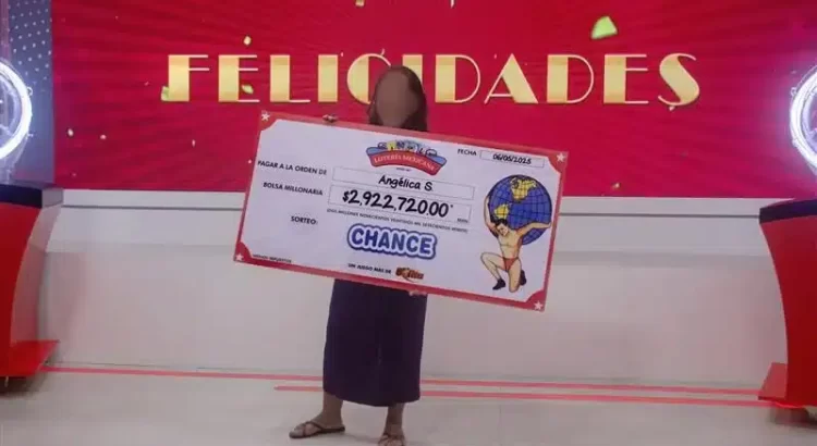 Lotería Mexicana entrega premio histórico de 2.9 mdp a ciudadana de QRoo