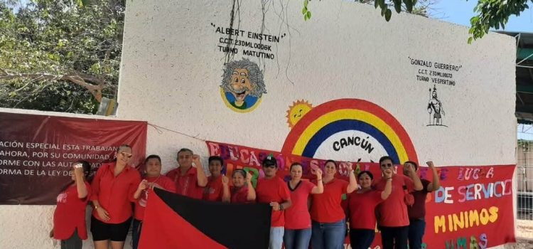 El magisterio de QRoo se suma a la huelga nacional