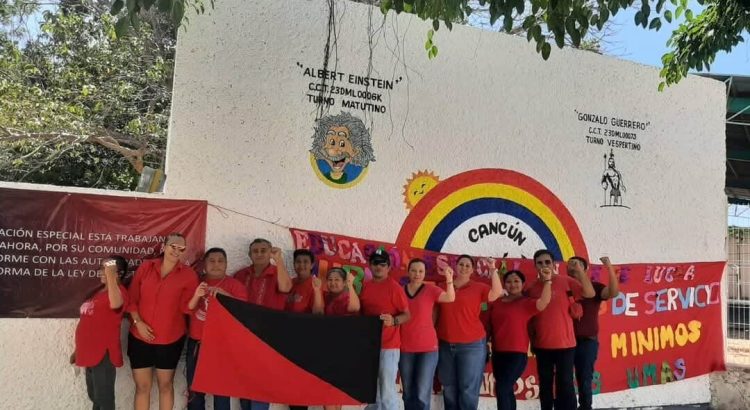 El magisterio de QRoo se suma a la huelga nacional