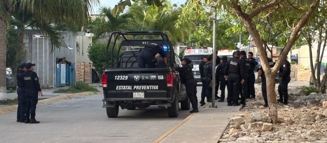 Asesinan a un elemento de seguridad en Benito Juárez, Quintana Roo Asesinan a un elemento de seguridad en Benito Juárez, Quintana Roo