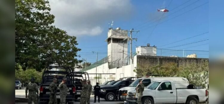 Operativo sorpresa de fuerzas federales en el penal de Cancún