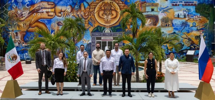 Playa del Carmen fortalece lazos diplomáticos con el consulado de Rusia en Quintana Roo