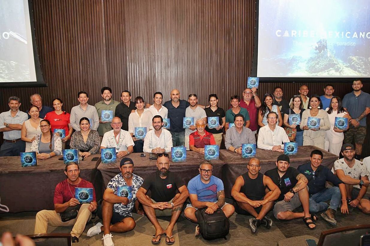 QRoo impulsa la diversificación turística con la presentación de la Guía de Buceo del Caribe Mexicano