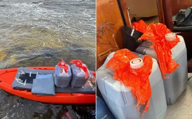 Retiran combustible de yate encallado en arrecife de Mahahual, QRoo, para evitar contaminación